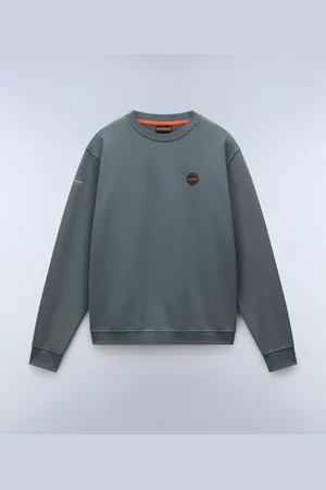 Napapijri Uomo Felpa Badge French Terry
