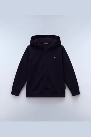 Napapijri Youth Felpa Con Cappuccio E Zip Balis French Terry (4-16 Anni)