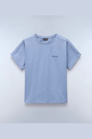 Napapijri Donna T-shirt A Maniche Corte Eclair Logo