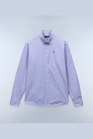 Napapijri Uomo Camicia A Maniche Lunghe Terra