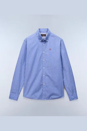 Napapijri Uomo Camicia A Maniche Lunghe Terra