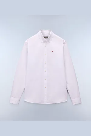 Napapijri Uomo Camicia A Maniche Lunghe Terra