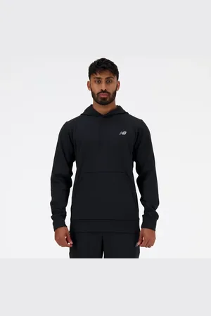 New Balance Uomo Tech Knit Hoodie in , Maglia di poliestere