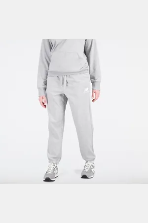 New Balance Donna Pantaloni da tuta Essentials Stacked Logo French Terry, Cotone