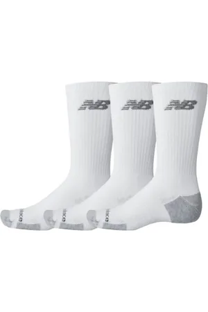 New Balance Unisex Performance Cushioned Crew 3 Pack, Maglia di poliestere