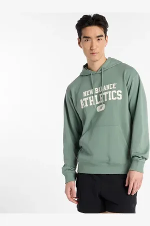 New Balance Uomo Heritage French Terry Graphic Hoodie, Cotone