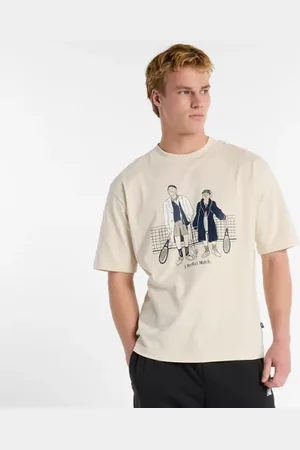New Balance Uomo A Perfect Match Tennis T Shirt in , Cotton Jersey