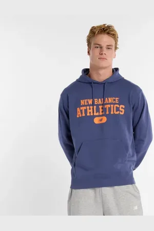 New Balance Uomo Heritage French Terry Graphic Hoodie, Cotone