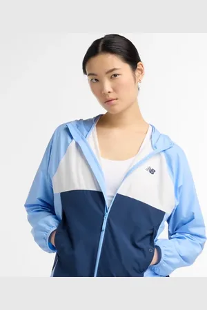 New Balance Donna Athletics Packable Full Zip Jacket, Poliestere