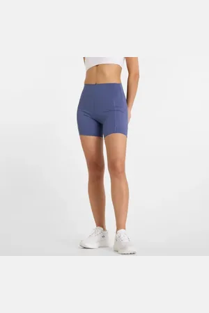 New Balance Donna NB Sleek Pocket High Rise Short 6", Maglia di poliestere