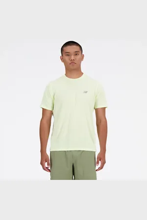 New Balance Uomo Athletics T-Shirt, Maglia di poliestere