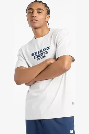 New Balance Uomo Varsity Graphic T-Shirt, Cotone