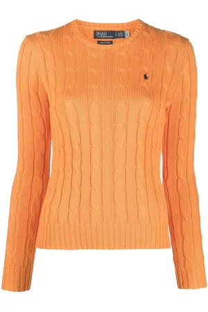Ralph Lauren Maglia Julianna girocollo a trecce