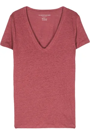 Majestic T-shirt donna in lino