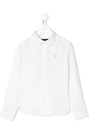 Emporio Armani Camicia bambino in lino