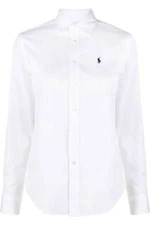 Ralph Lauren Camicia donna slim bianca