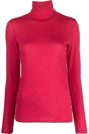 Majestic T-shirt donna collo alto