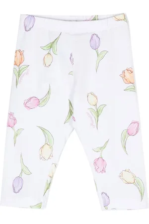 MONNALISA Leggings neonata in cotone