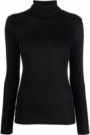 Majestic T-shirt donna collo alto