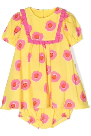 Stella McCartney Abito neonata stampa floreale
