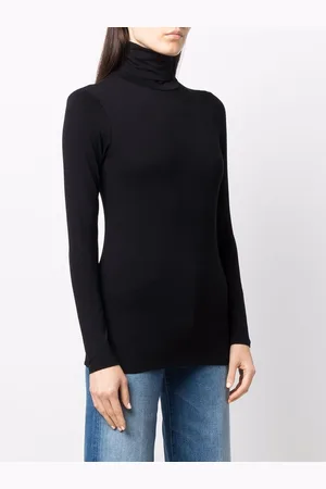 Majestic T-shirt donna collo alto
