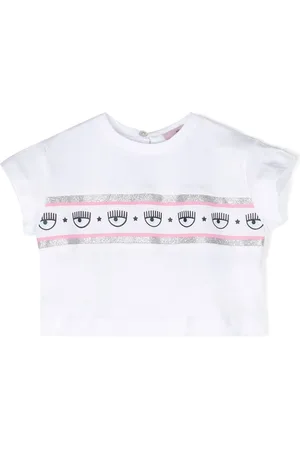 Chiara Ferragni T shirt bambina crop Eyelike