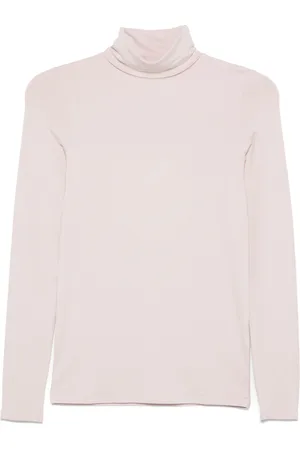 Majestic T-shirt donna collo alto