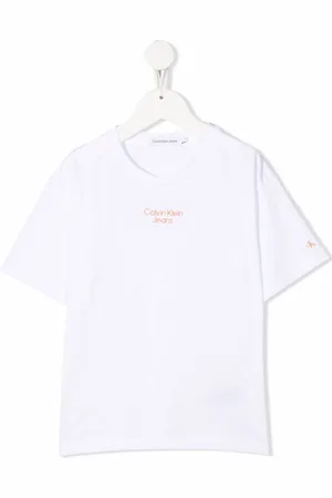 Calvin Klein T-shirt bambino basic con stampa logo piccola al centro