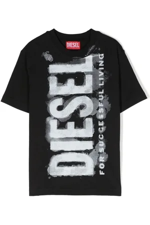 Diesel T shirt bambino con stampa