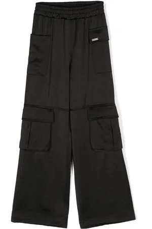 MONNALISA Pantalone bambina cargo nero