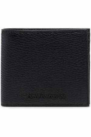 Emporio Armani Portafoglio uomo in pelle nero