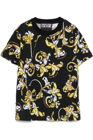 VERSACE T-shirt donna stampa barocca