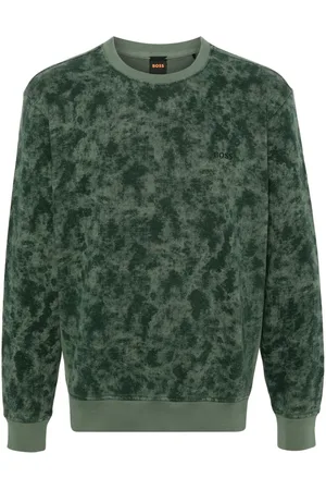 HUGO BOSS Felpa uomo camouflage