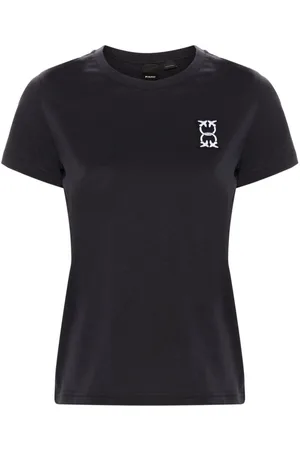 Pinko T-shirt donna nera maniche corte