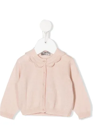 Il gufo Cardigan bambina con ruches