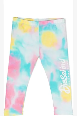 Diesel Leggings neonata tie-dye