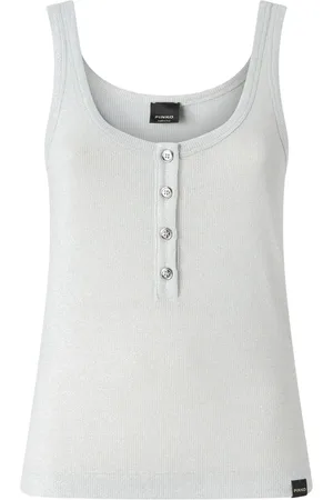 Pinko Canotta donna metallizzata