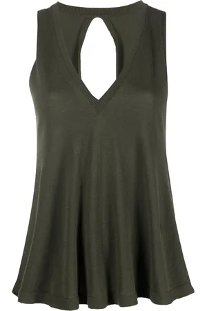 SEMICOUTURE Top scollo a V