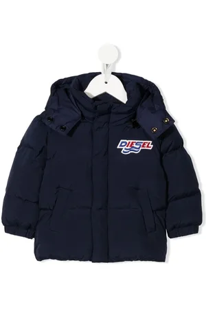 Diesel Piumono bambino blu