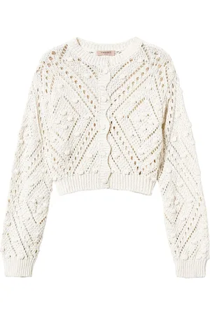Twin-Set Cardigan donna traforato