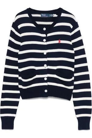 Ralph Lauren Cardigan donna in cotone a righe