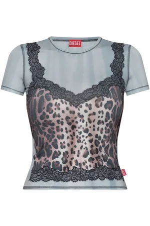 Diesel T-shirt donna animalier T-Ileni