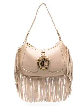 Roberto Cavalli Borsa donna a spalla con frange