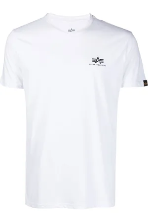 Alpha Industries T-shirt uomo bianca