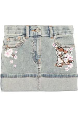 MONNALISA Gonna bambina in denim Bambi