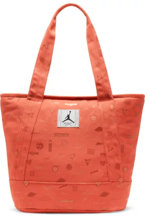 Jordan Shopper e tote bag - Borsa Tote resistente all'acqua in materiale riciclato Flight Printed Recycled Cotton Carryall Tote (38 l)