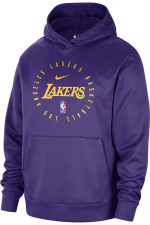 Nike Felpa pullover con cappuccio Los Angeles Lakers Spotlight Dri-FIT NBA, Uomo