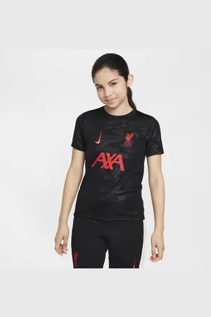 Nike Maglia da calcio pre-partita Dri-FIT Liverpool FC Academy Pro per ragazzo/a – Terza