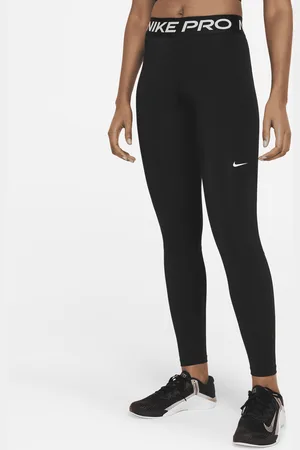 Nike Leggings a vita media con inserti in mesh Pro – Donna