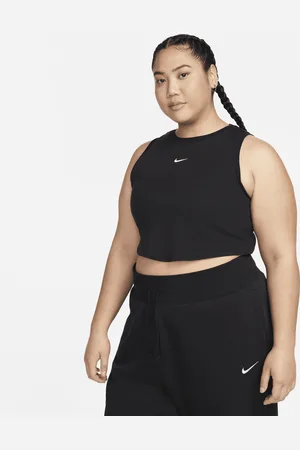 Nike Canotta corta e aderente a mini costine Sportswear Chill Knit – Donna